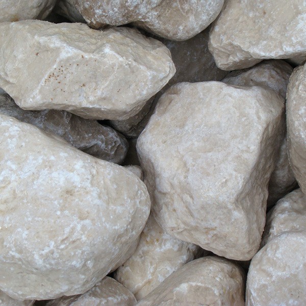 Gabionensteine - Weissenbacher Creme Rondo 60 - 90 mm
